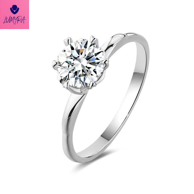 1 Carat Moissanite Ring