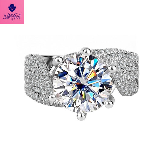 S925 Luxury Moissanite Ring